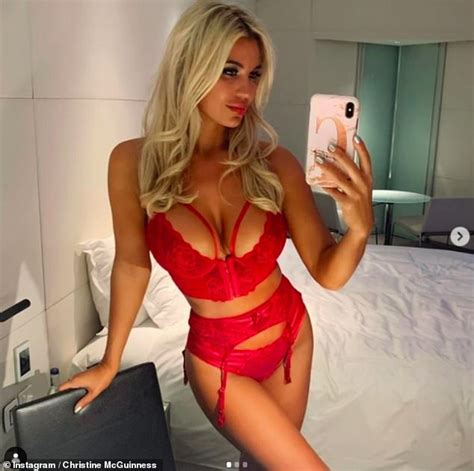 Christine McGuinness Flaunts Her VERY Ample Cleavage In A Lacy Lingerie Daily Mail Online