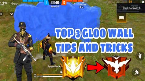 Garena Freefire Top 3 Gloo Wall Tips And Tricks Youtube