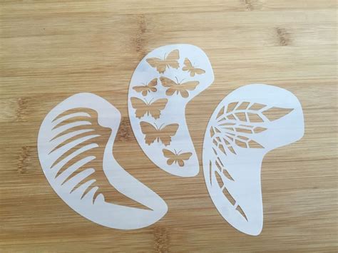 Face Painting Stencil Reusable Washable Wings And Things Faces And