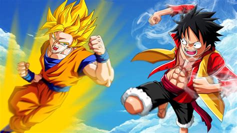 Goku Vs Luffy Batalla Epica De 2 Super Luchadores ¿quien Ganara
