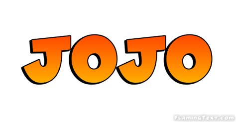 Jojo Лого Бесплатный инструмент для дизайна имени от Flaming Text