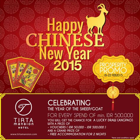 Celebrate Chinese New Year With Tirta Mansion Hotel And Get A Chance To