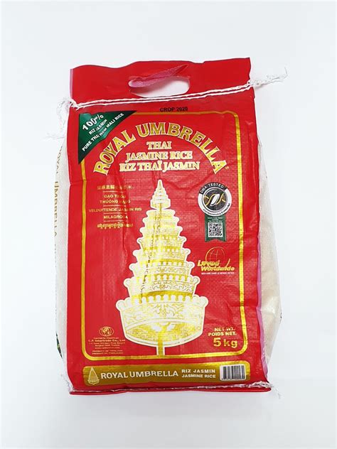 Royal Umbrella Thai Jasmine Rice 5kg Yao Thai Supermarket