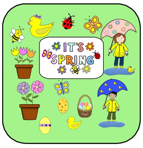 Spring Images Spring Clipart Teaching Materials Png Format Teacher