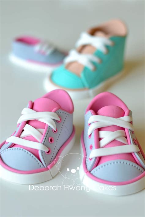Shoe template cake templates baby shoes pattern shoe pattern moldes para baby shower baby doll shoes little presents cake decorating tutorials cake art. How To Make Fondant Baby Sneakers (with Template)
