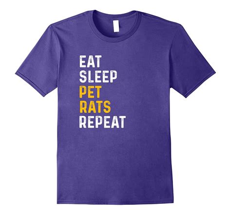 Love Rats Eat Sleep Pet Rats Repeat T Shirt 4lvs