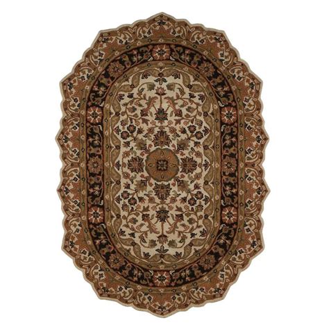 Decorating your home's interior with antique rugs. Home Decorators Collection Masterpiece Beige and Black 7 ...