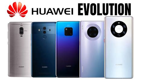 Evolution Of Huawei Mate Pro Series 2016 2020 All Models Youtube