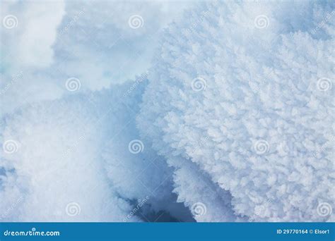 Close Up Of Ice Crystals Stock Photo Image Of Intricate 29770164