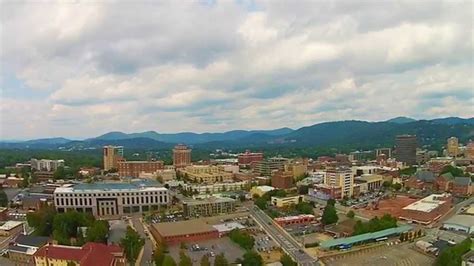 Aerial Views Of Downtown Asheville And Wnc Youtube