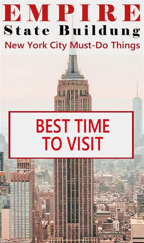 The Empire State Building In New York City Must Do Things To Visit
