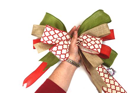 How To Make A Bow With Multiple Ribbons Homemade Bows Diy Wreath Bow