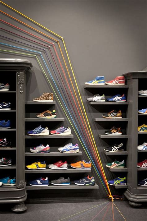 Very Unique Shoe Wall Clothing Store Interior Clothing Store Design