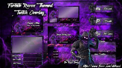 Sell You This Fortnite Twitch Overlay Package By Detrucci