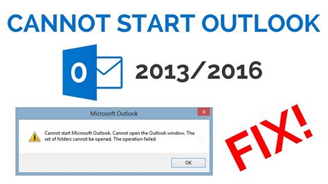 How To Fix Outlook 2016 Error Cannot Start Microsoft Outlook Cannot