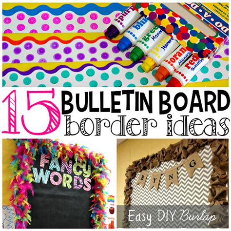 Creative Bulletin Board Borders For The Classroom Crafty Morning