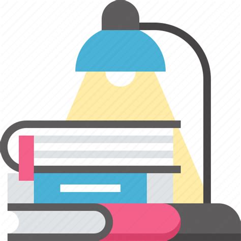 Book Desk Education Knowledge Lamp Learn Study Icon Download On