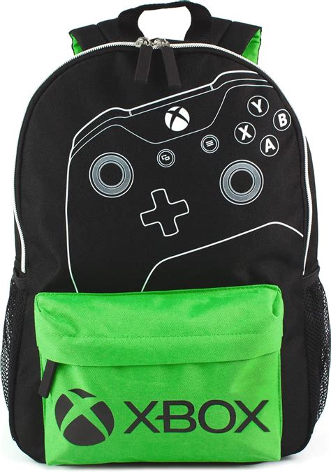 Xbox Backpack Kids Adultes Garçons Controller And Logo School Rucksack 16