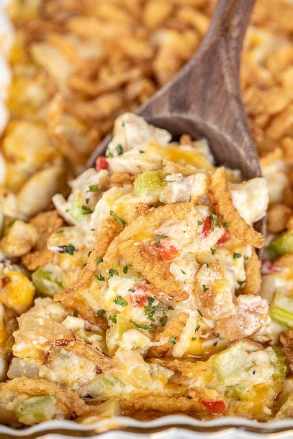 Our most trusted canned chicken salad with sliced water chestnuts recipes. The BEST Hot Chicken Salad - seriously delicious chicken ...