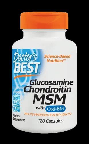 Capsule Doctors Best Glucosamine Chondroitin Msm Dietary Supplement
