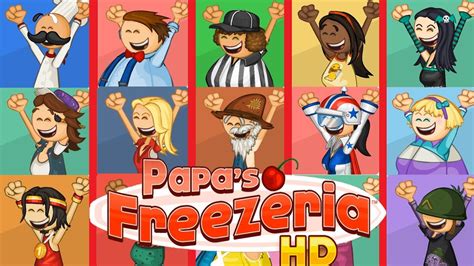 Papas Freezeria Hd Overview All Gold Customers All Badges Youtube