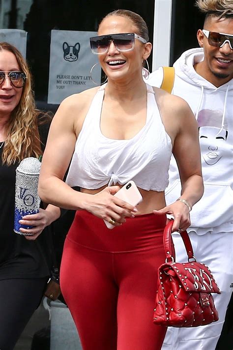 Jennifer Lopez In Red Leggings At The Gym In Miami 19 Gotceleb