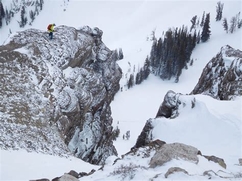 Jackson Hole Wy Report Video Central Couloir → Break Neck →gothic