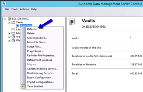 Migrating Your Autodesk Vault Server Using Adms Detach And Attach