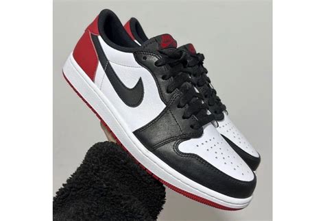 Nike Air Jordan 1 Low Og Black Toe Release Date Snkrdunk Magazine