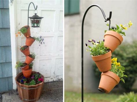Make Your Own Tiered Terra Cotta Planter Diy Everywhere