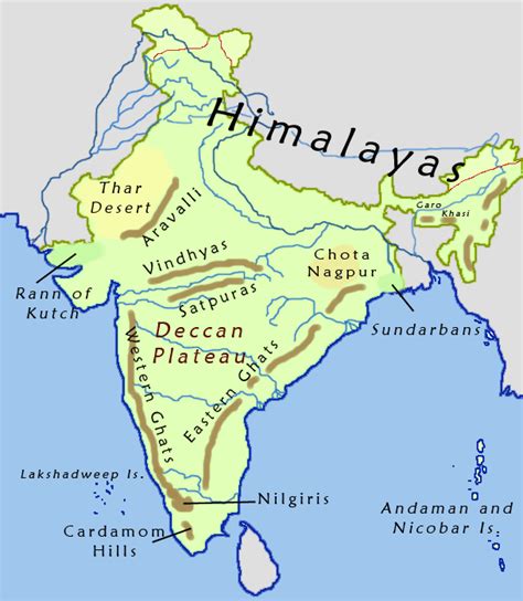 Deccan Plateau Map Deccan Plateau