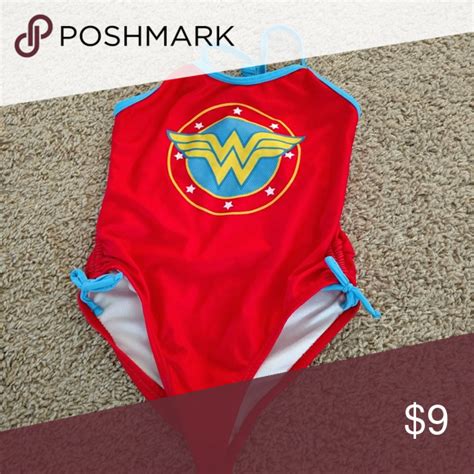 Wonder Woman Swimsuit 6x Excellent Swim One Piece With Images