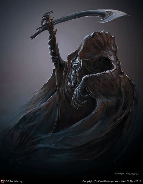Cgtalk Happy Grim Reaper Kamil Murzyn 2d Grim Reaper Art Grim