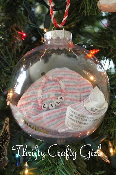I didn't know exactly what i was going to do with them, but i knew i'd think of. Baby's First Christmas Ornaments You Can Make Yourself - Life With My Littles