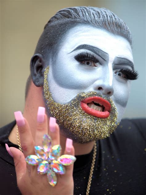 Danny Beard Glitter Beards Drag King Gay Costume