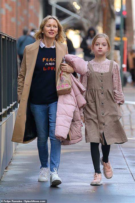 Naomi Watts Looks Stylish As She Picks Up Son Kai 10 From School