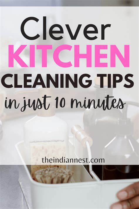 How To Clean Your Kitchen In 10 Minutes