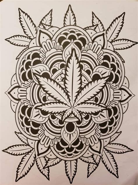 Printable 420 Coloring Pages