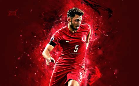 Download Wallpapers Hakan Calhanoglu Match Turkey National Team