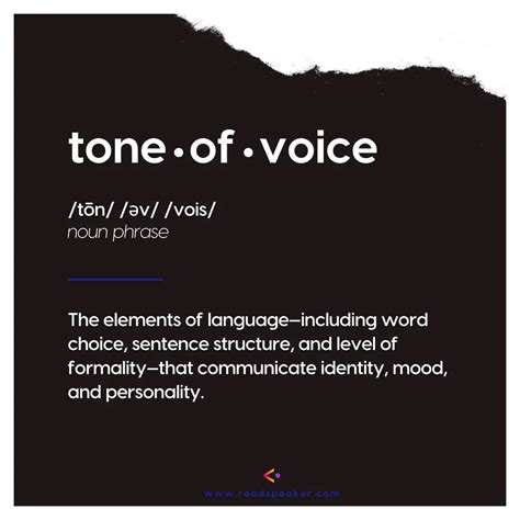 Tone Of Voice And Speaking Style What Do They Mean For Your Brand