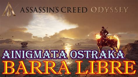Assassin S Creed Odyssey BARRA LIBRE Ainigmata Ostraka YouTube