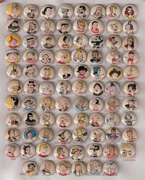 Kelloggs Pep Buttons Buttons Pinback Vintage Tins Pinback