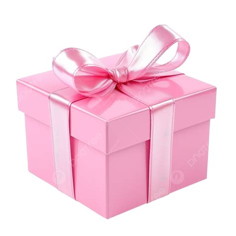 Pink T Box Outlined T T Box Present Png Transparent Image