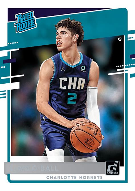 The base set is divided into three parts. First Buzz: 2020-21 Donruss NBA + Donruss Choice details / Blowout Buzz
