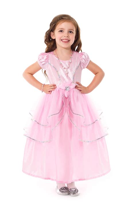 Little Adventures Royal Pink Princess Dress Up Costume