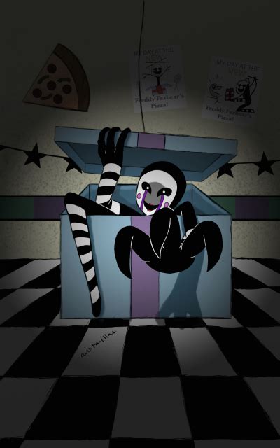 The Marionette By Quintanillac Fnaf Drawings Marionette Fnaf Fnaf