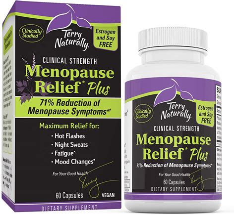 terry naturally menopause relief plus 60 caps m and m vitamins llc