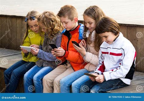 Kids Playing Mobile Games