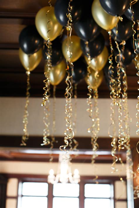 Black And Gold 30th Birthday Party