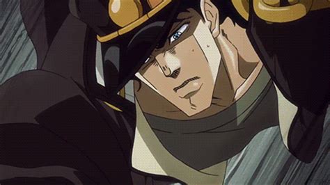 An Anime Character Wearing A Fireman S Helmet And Holding His Head In His Hands